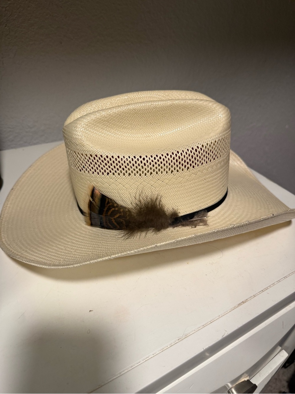 Resistol USTRC 10X Genuine Shantung Panama Straw Cowboy Hat